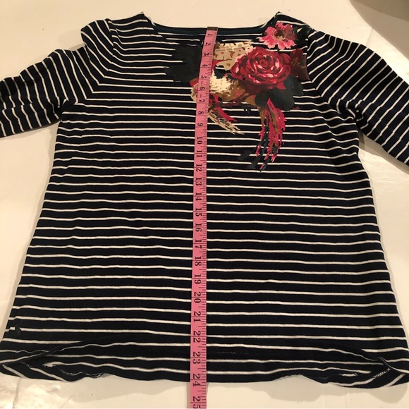 JOULES Sz 10 Harbor Printed Long Sleeve TOP - Picture 11 of 11